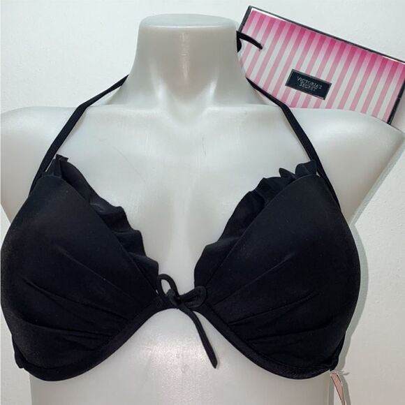 🔥VICTORIA SECRET SWIMSUIT 2 pc 34C push-up //Small New #2 - Picture 2 of 9